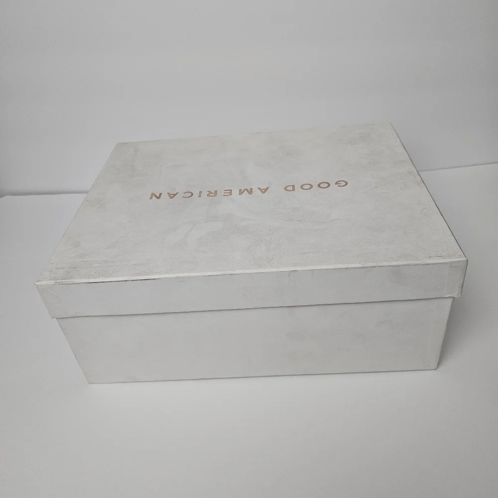 GOOD AMERICAN Terry Kickstand Low Heel Slide Sandals mules Size 9 - Picture 6 of 7